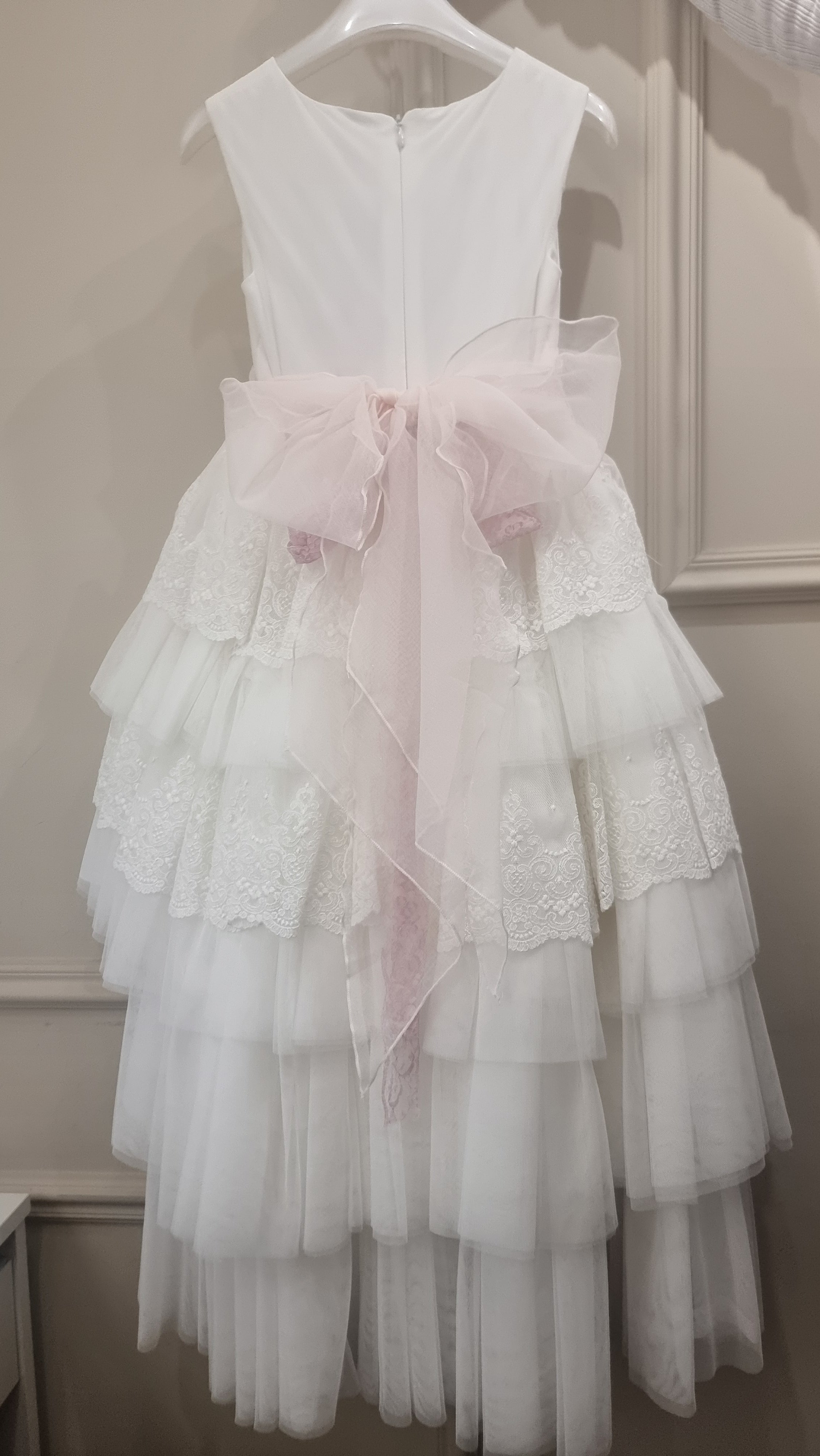 Vestido largo para eventos sociales color blanco - 141 - marca Mimilú