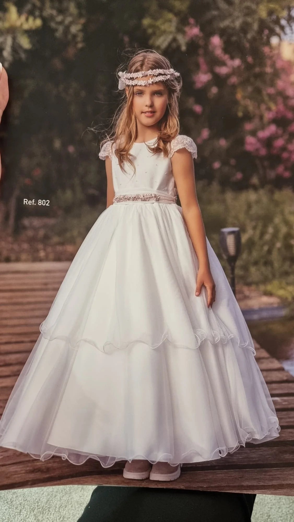 Vestido largo de comunión - 802 - marca Mimilú