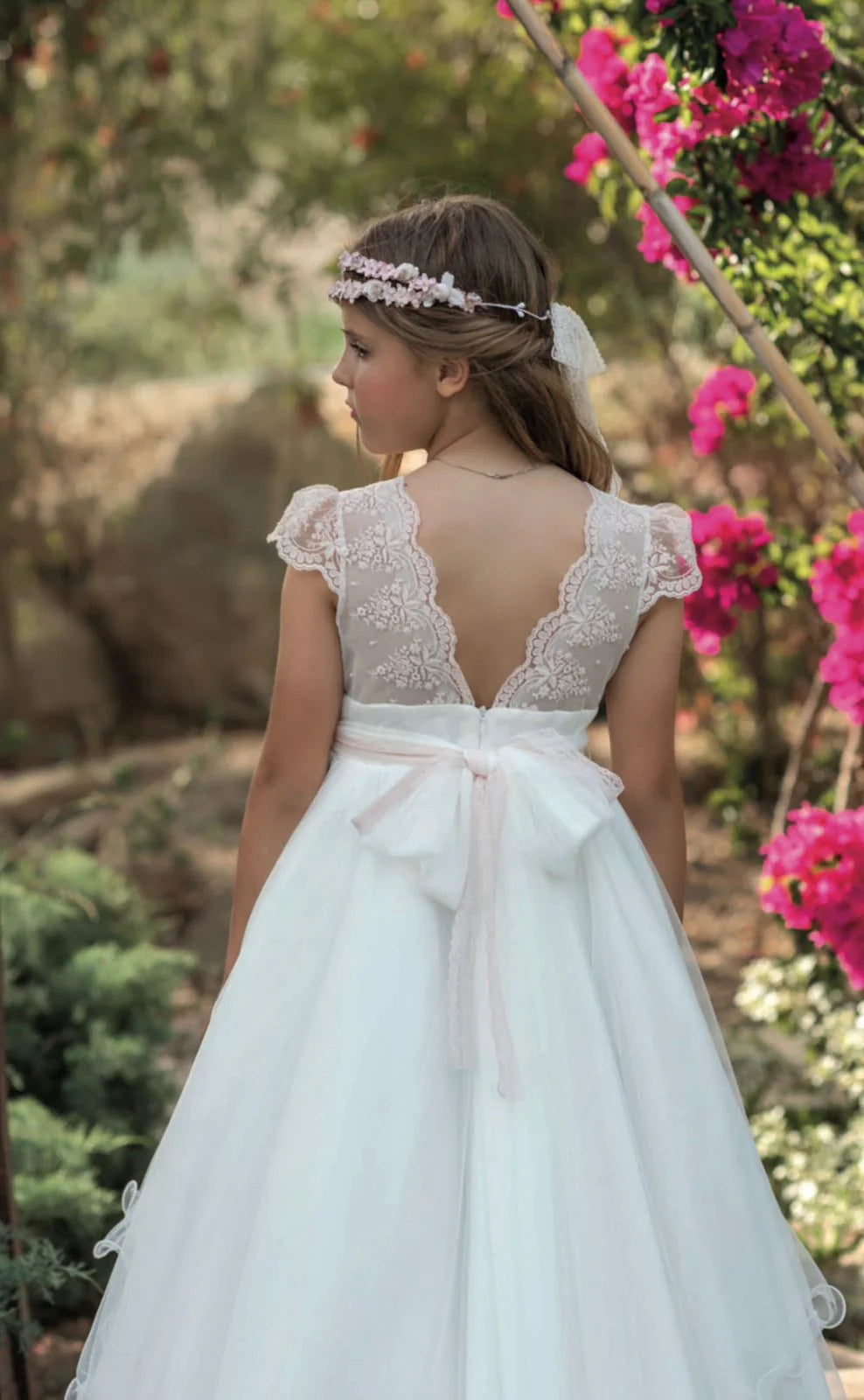 Vestido largo de comunión - 802 - marca Mimilú