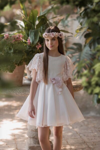Vestido corto  rosa para eventos sociales - 203 - marca Mimilú