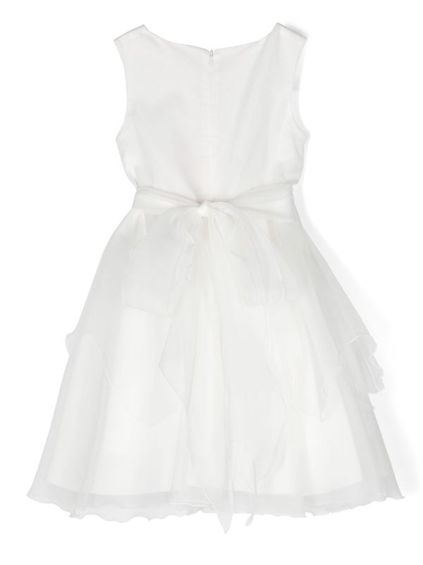 Vestido blanco de tul para eventos sociales - 988 - marca Mimilú