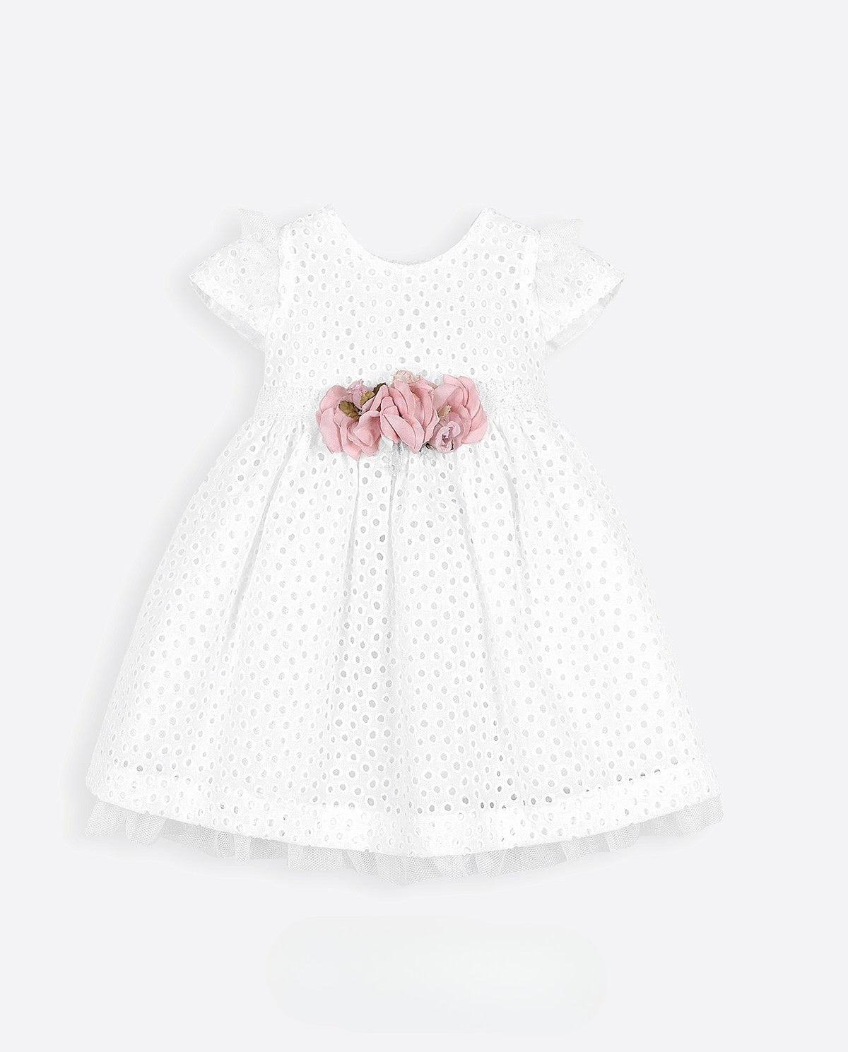 Vestido para bautizo con capucha - marca Amaya